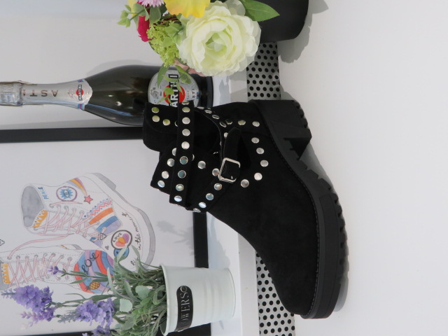 Botki Damskie 8358 BLACK 3641