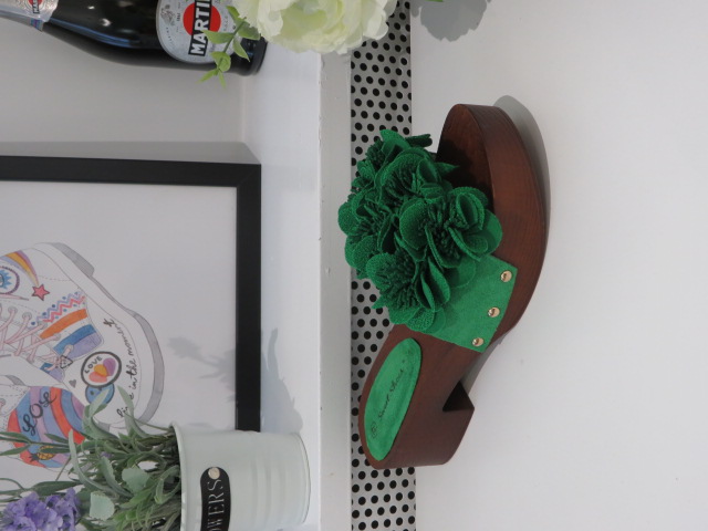 Klapki Damskie LS177 GREEN 36-41