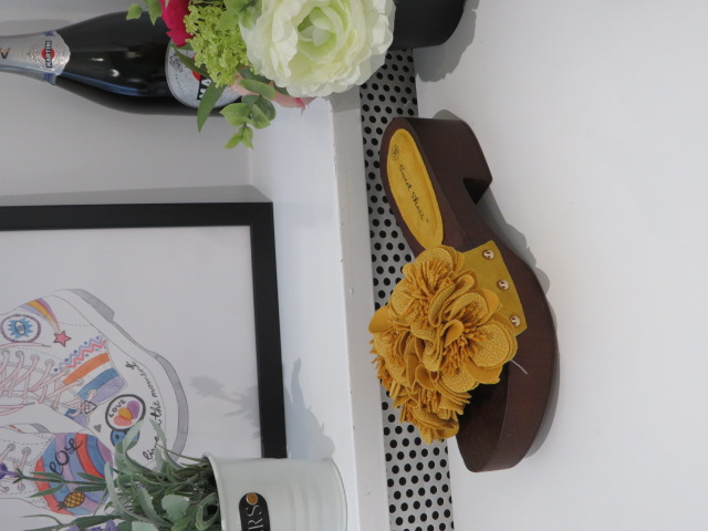 Klapki Damskie LS177 YELLOW 36-41