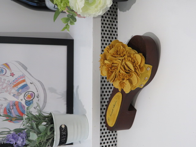 Klapki Damskie LS177 YELLOW 36-41 1