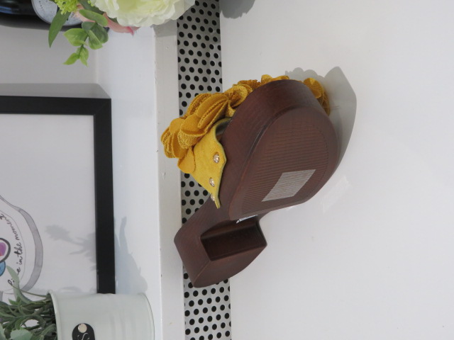 Klapki Damskie LS177 YELLOW 36-41 2