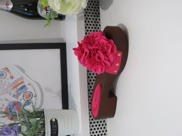 Klapki Damskie MS9050 FUSHIA 36-41 1