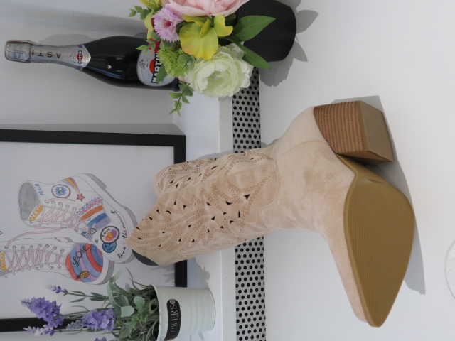 Kozaki Damskie 8576 BEIGE 36-41 2