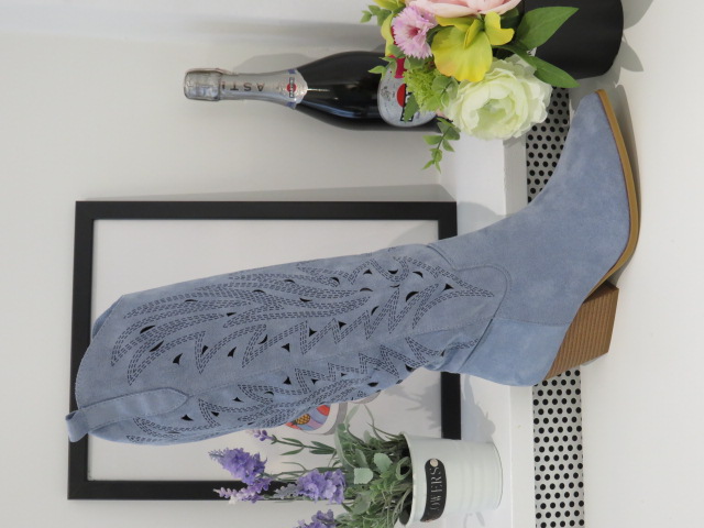 Kozaki Damskie 8576 BLUE 36-41