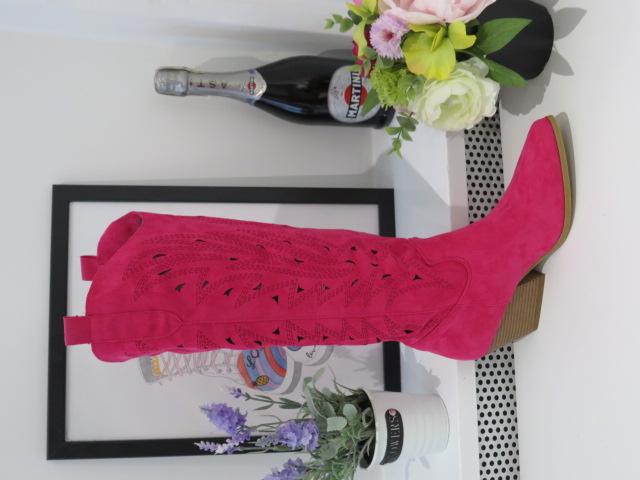 Kozaki Damskie 8576 FUSHIA 36-41 1