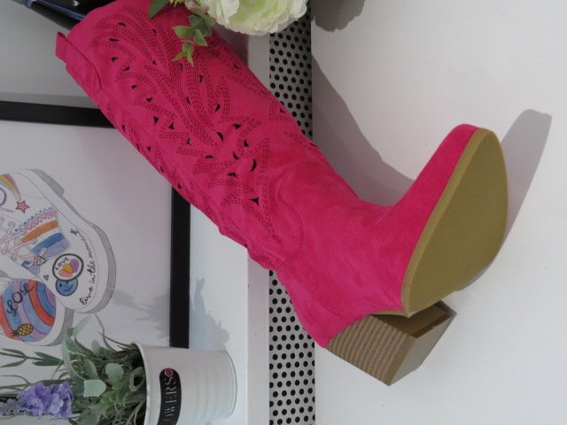 Kozaki Damskie 8576 FUSHIA 36-41 2