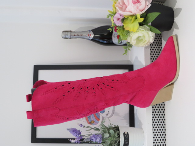 Kozaki Damskie 8676 FUSHIA 36-41