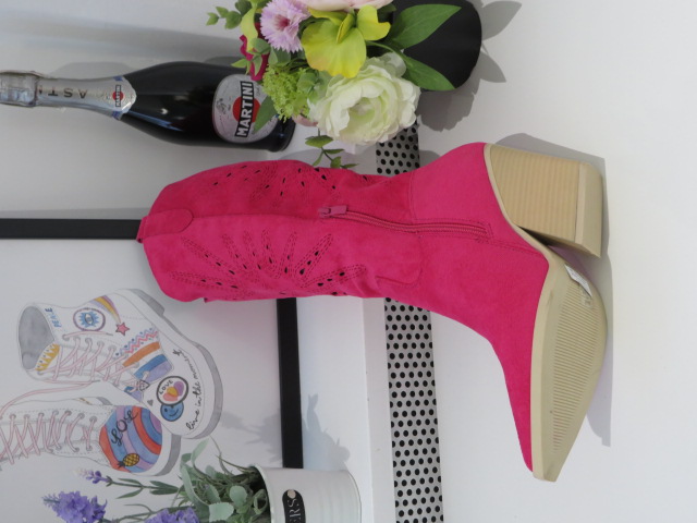 Kozaki Damskie 8676 FUSHIA 36-41 2