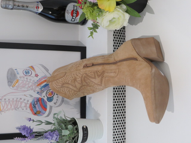 Kozaki Damskie RQ457 KHAKI 36-41 2