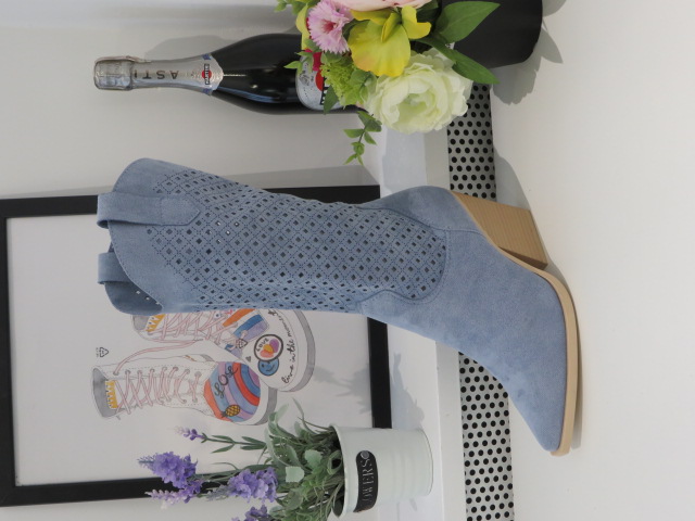 Kozaki Damskie 8689 BLUE 36-41