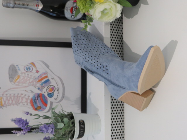 Kozaki Damskie 8689 BLUE 36-41 2