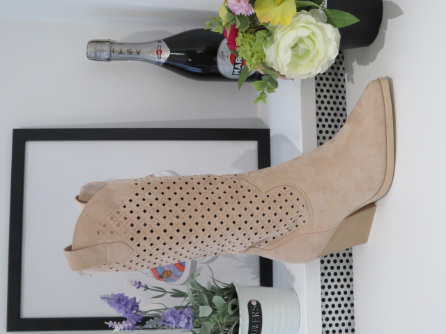 Kozaki Damskie 8689 BEIGE 36-41