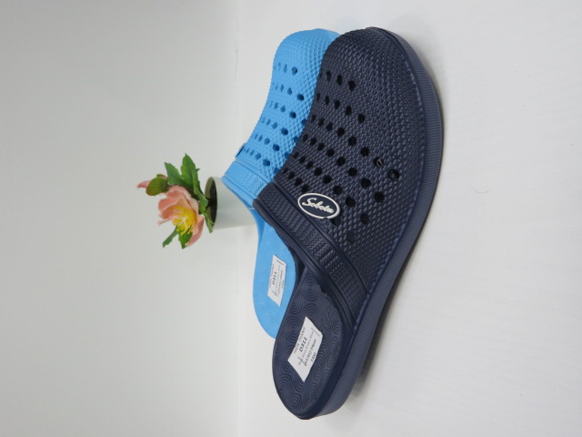 Klapki Damskie D311 BLUE/NAVY/GREY/L.BLUE 1