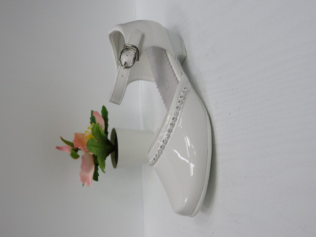 Baleriny Dziecięce 5KM 246 WHITE 31-36