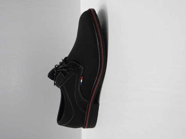 Półbuty Męskie F052-1 BLACK 40-46