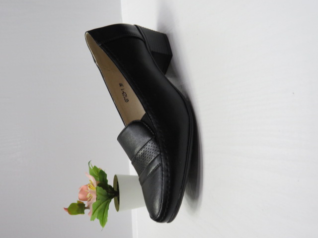 Czółenka damskie Q7123-1 BLACK 36-41