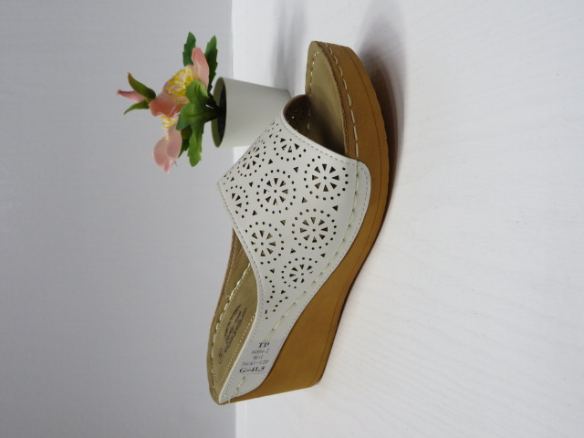 Klapki Damskie 6094-2 WHITE 36-41