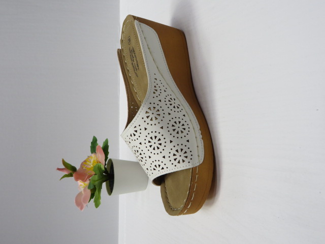 Klapki Damskie 6094-2 WHITE 36-41 1