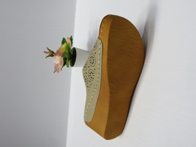 Klapki Damskie 6094-3 BEIGE 36-41 2