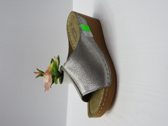 Klapki Damskie 6121-2 SILVER 36-41