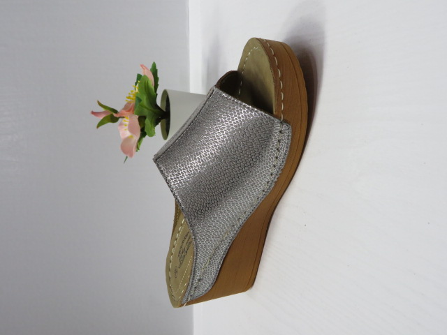 Klapki Damskie 6121-2 SILVER 36-41 1