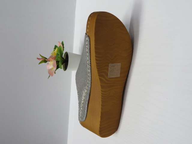 Klapki Damskie 6121-2 SILVER 36-41 2