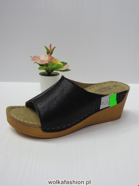 Klapki Damskie 6121-1 BLACK 36-41