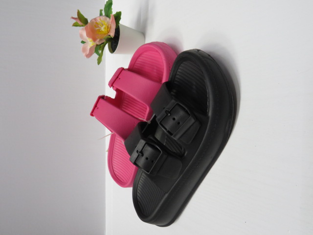 Klapki Damskie W3029 BLACK/NAVY/GREY/GREEN/WHITE/FUSH 36-41 1