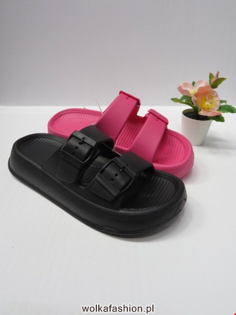Klapki Damskie W3029 BLACK/NAVY/GREY/GREEN/WHITE/FUSH 36-41 1