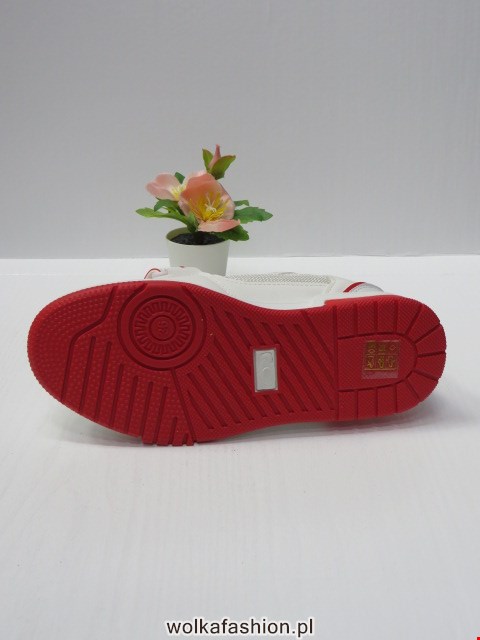 Sportowe Damskie 2343 WHITE/RED 36-41 2