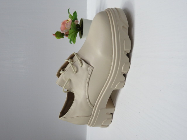 Półbuty Damskie 6550-PU BEIGE 36-41
