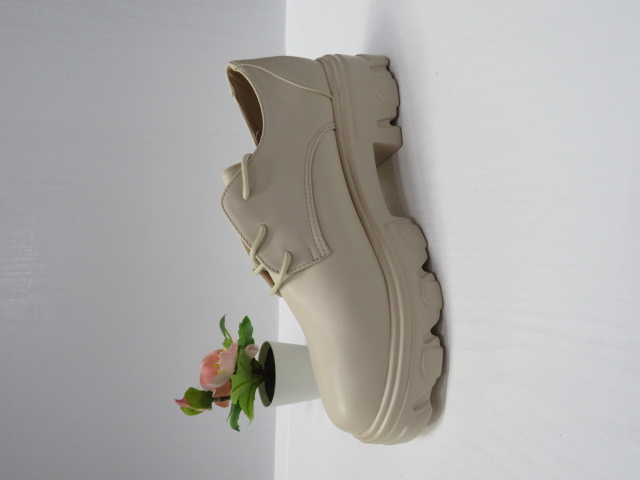 Półbuty Damskie 6550-PU BEIGE 36-41 1
