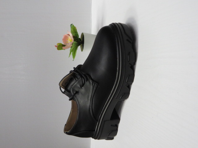 Półbuty Damskie 6550-PU BLACK 36-41