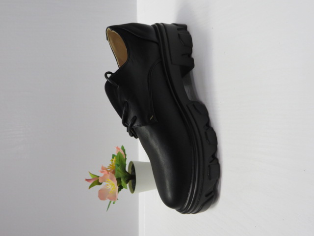 Półbuty Damskie 6550-PU BLACK 36-41 1