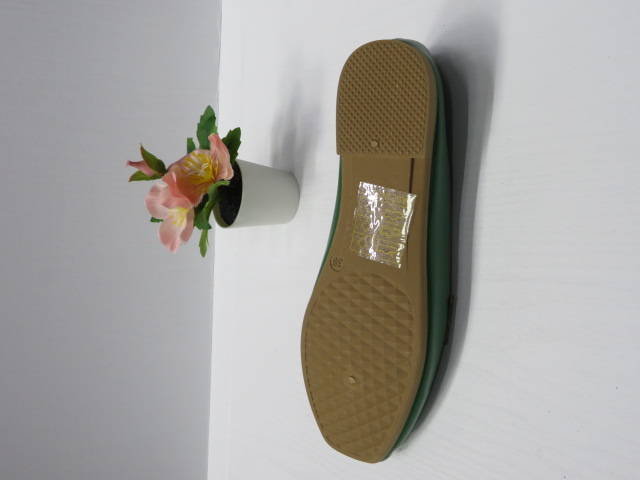Baleriny Damskie LS5389 GREEN 36-41 2