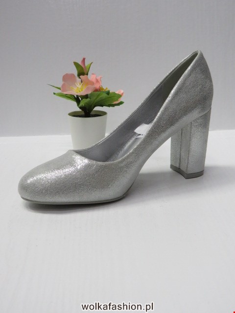 Czółenka damskie LS5184 SILVER 36-41 1