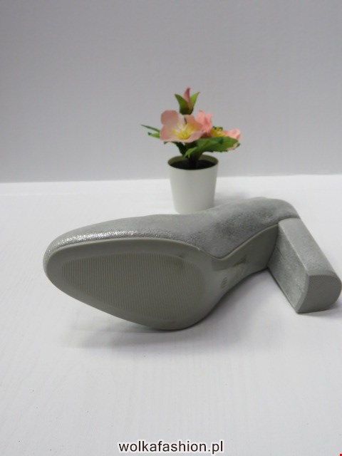 Czółenka damskie LS5184 SILVER 36-41 2