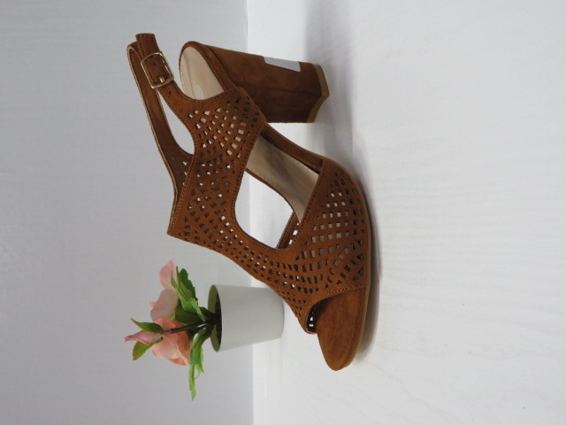 Czółenka damskie N22-961 CAMEL 36-41