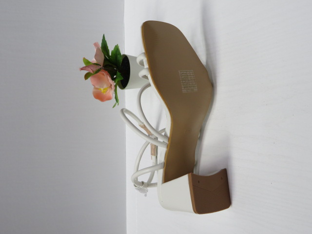 Czółenka damskie V7-66 WHITE 36-41 2