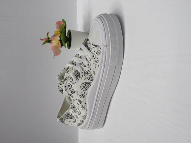 Trampki damskie HF237-9A WHITE 36-41