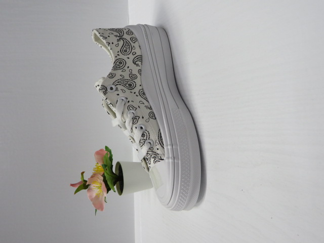 Trampki damskie HF237-9A WHITE 36-41 1