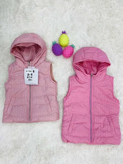 Kamizelka dziewczęca 1423 Mix kolor 3-8