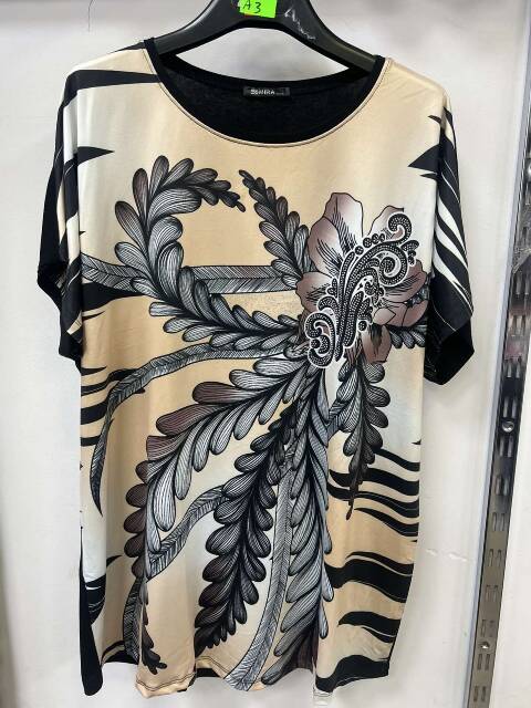 Bluzka damskie 1434 1 kolor M-2XL 1