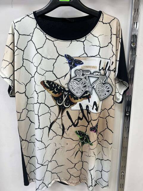 Bluzka damskie 1436 1 kolor M-2XL 1