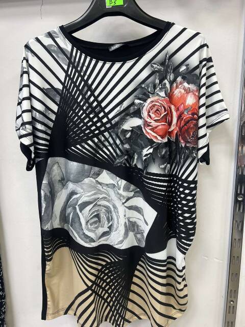 Bluzka damskie 1439 1 kolor M-2XL