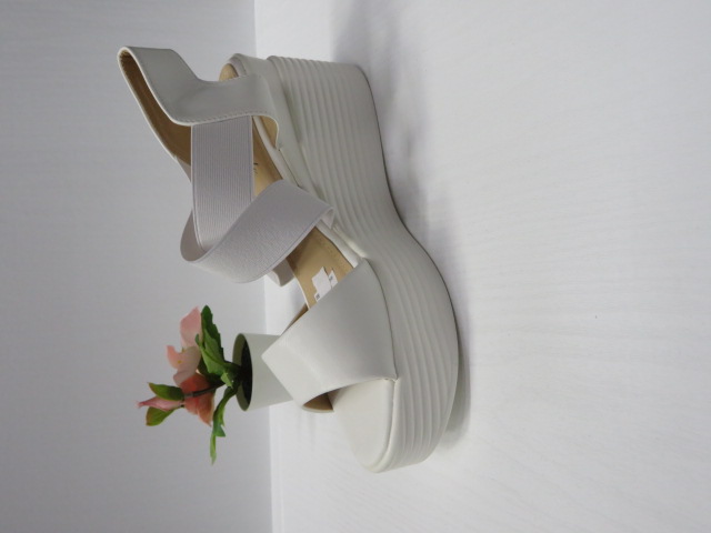 Sandały damskie B-9052 WHITE 36-41 1