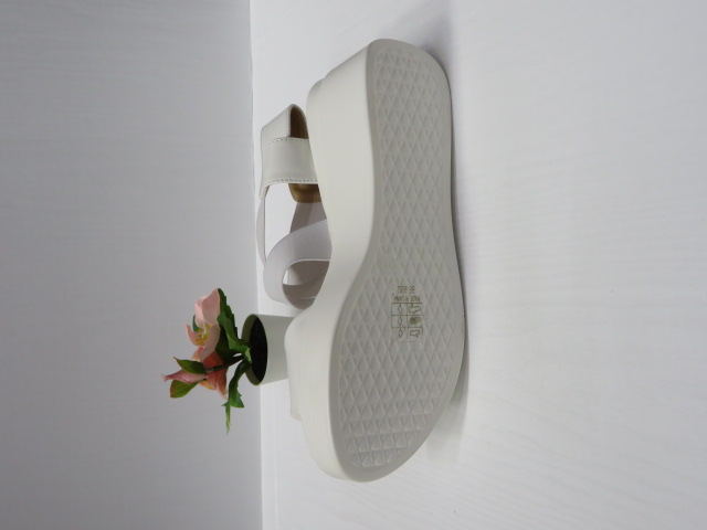 Sandały damskie B-9052 WHITE 36-41 2