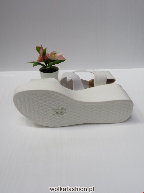 Sandały damskie B-9052 WHITE 36-41 2