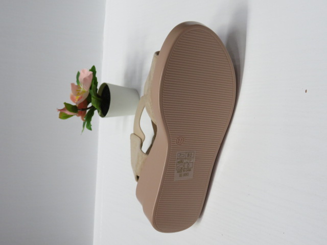 Sandały damskie B-9063 BEIGE 36-41 2