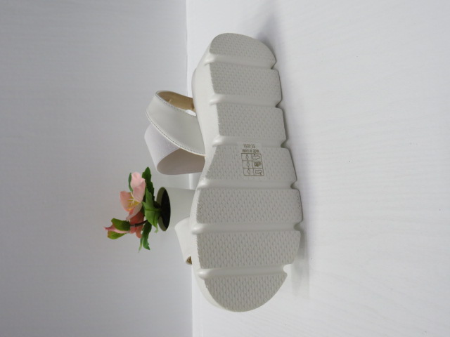 Sandały damskie B-9058 WHITE 36-41 2